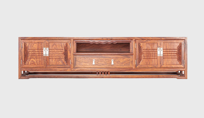 宜君刺猬紫檀电视柜低柜现代中式全实木电视柜客厅高低柜